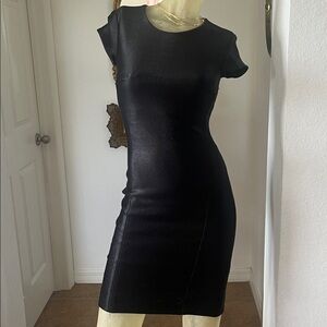 L'AGENCE Classic Black Dress